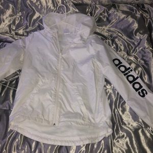 White adidas jacket